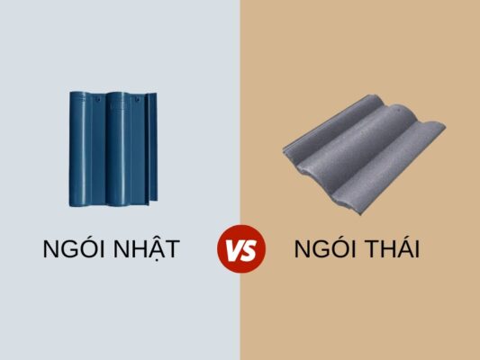 So sánh ngói Thái và ngói Nhật